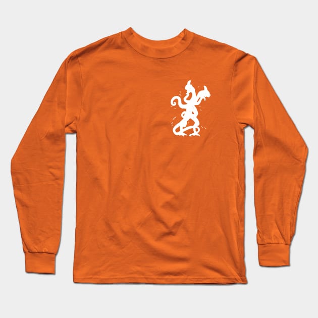 demogorgon retro white Long Sleeve T-Shirt by 1000horsemen